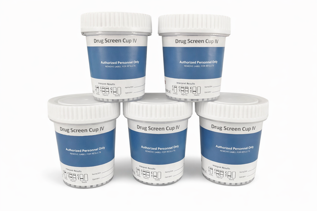 12 Panel Drug Test Cup [5 Pack] – Includes Alcohol & FENTANYL Detection